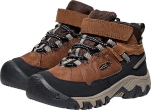 Dětské celoroční boty Keen TARGHEE IV MID WP CHILDREN bison/brindle