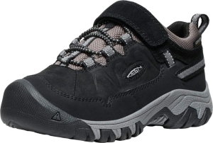 Dětské celoroční boty Keen TARGHEE IV LOW WP CHILDREN black/steel grey
