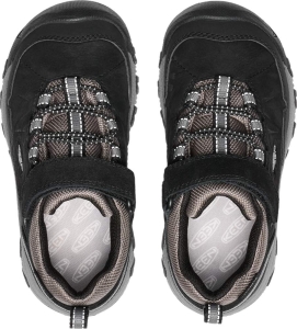Dětské celoroční boty Keen TARGHEE IV LOW WP CHILDREN black/steel grey