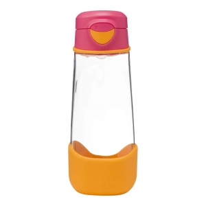 b.box 711 Sport lahev na pití 600 ml - růžová/oranžová