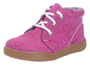 Dětské celoroční boty Boots4U T 025 Růžová-potisk