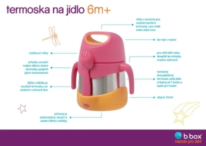 b.box 400507 Termoska na jídlo 335 ml - emerald forest