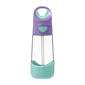b.box 500303 Lahev na pití s brčkem 450 ml - lilac pop