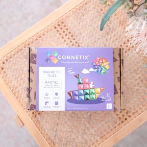 Connetix Tiles - Magnetická stavebnice PASTEL 64 ks