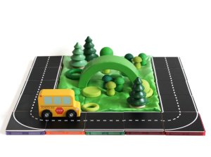 Learn and grow- Magnetické dlaždice Silnice 40 ks