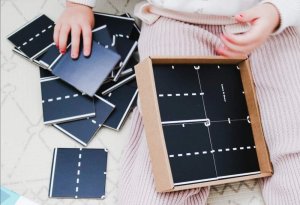 Learn and grow- Magnetické dlaždice Silnice 40 ks