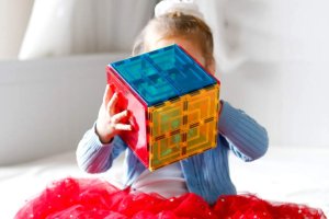 Learn and grow- Magnetická stavebnice Velké čtvercové balení