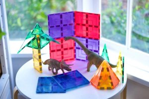 Learn and grow- Magnetická stavebnice Velké čtvercové balení