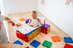 Learn and grow- Magnetická stavebnice Builders pack 110 ks