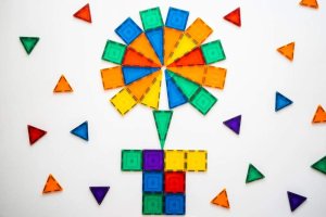 Learn and grow- Magnetická stavebnice Builders pack 110 ks