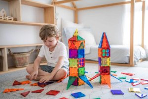 Learn and grow- Magnetická stavebnice Builders pack 110 ks