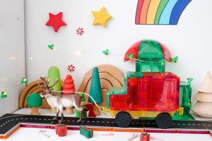 Learn and grow- Magnetická stavebnice Builders pack 110 ks