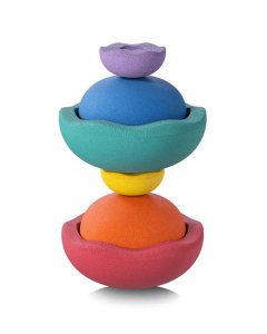 Stapelstein Inside rainbow classic- Balanční skládací kameny 6 ks