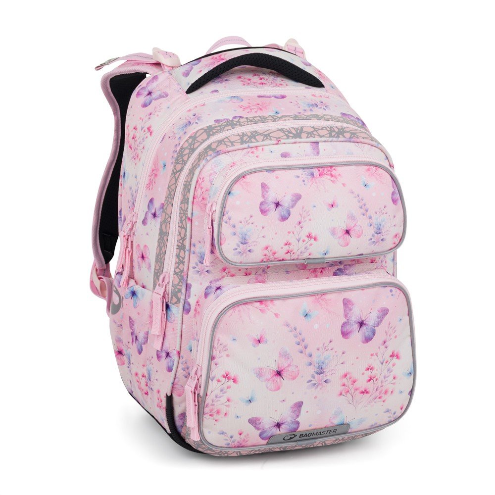 bagmaster DOPI 25 A školní batoh – motýlci
