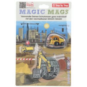 Doplňková sada obrázků MAGIC MAGS, Bagger Rocco, pro aktovky a batohy Step by Step