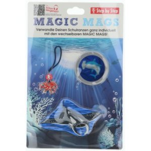 Doplňková sada obrázků MAGIC MAGS, Manta Rio, pro aktovky a batohy Step by Step