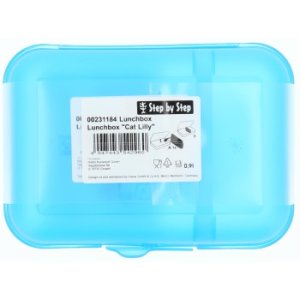 Krabička na svačinu Step by Step, Cat Lilly, modrá