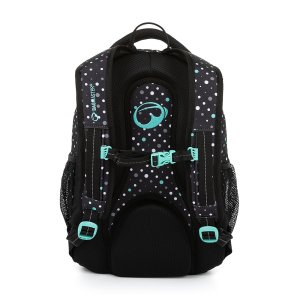 Bagmaster SUPERNOVA 23 A studentský batoh - černo tyrkysový
