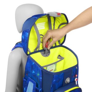 Školní aktovka Step by Step CLOUD, Police Truck Charly - 5 dílný set, AGR certifikát