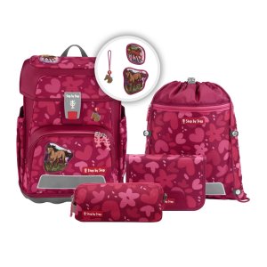 Školní aktovka Step by Step CLOUD, Wild Horse Nora - 5 dílný set, AGR certifikát