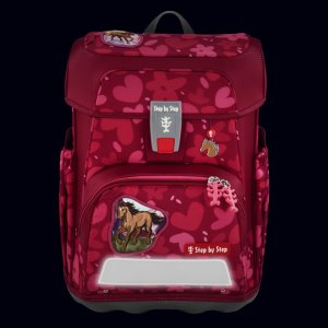 Školní aktovka Step by Step CLOUD, Wild Horse Nora - 5 dílný set, AGR certifikát