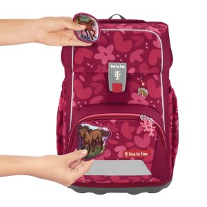 Školní aktovka Step by Step GIANT, Wild Horse Nora - 5 dílný set, AGR certifikát