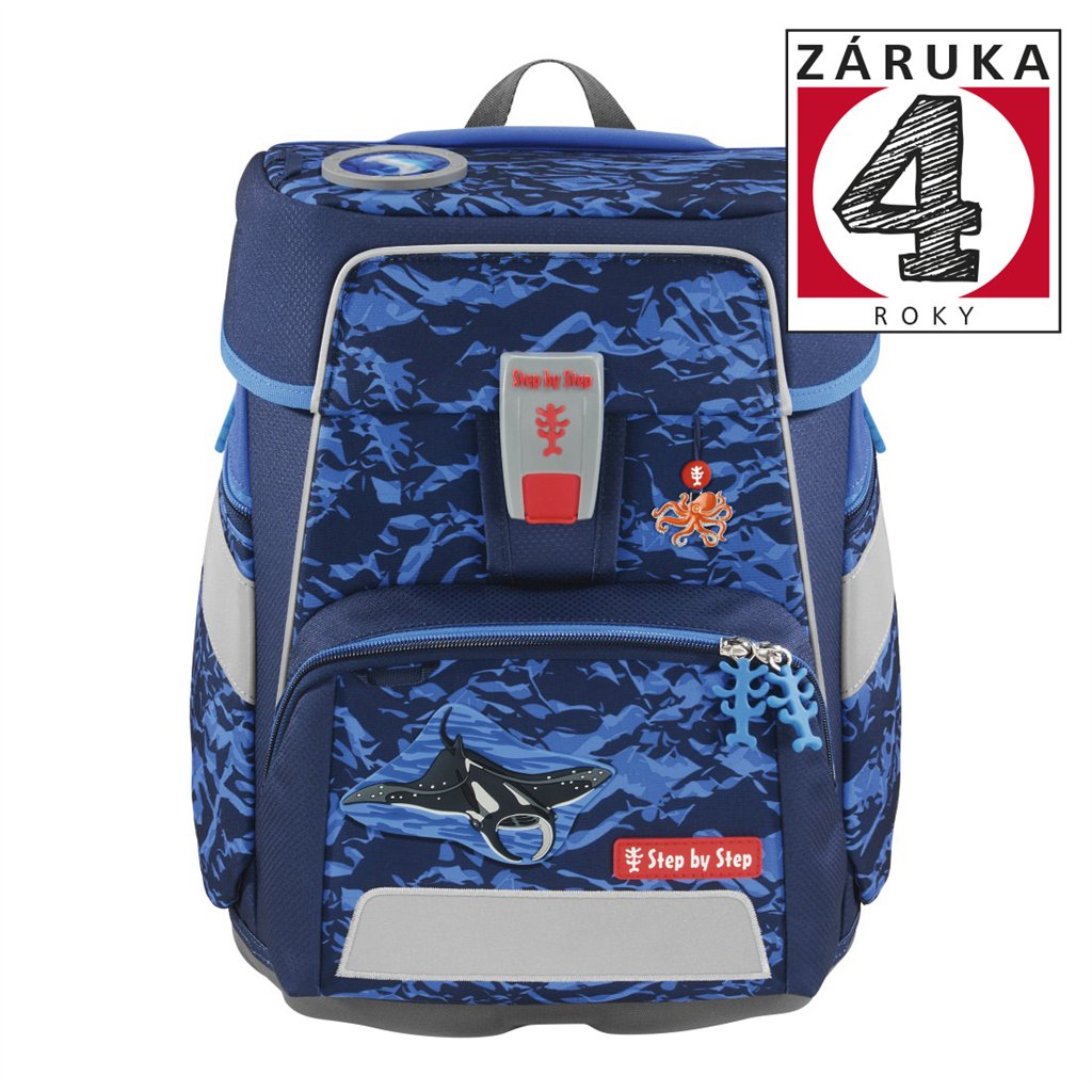 Školní aktovka Step by Step SPACE, Manta Rio - 5 dílný set, AGR certifikát