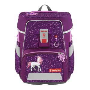 Školní aktovka Step by Step SPACE, Pretty Unicorn - 5 dílný set, AGR certifikát