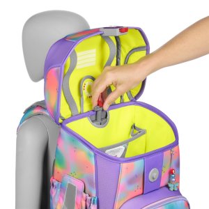 Školní aktovka Step by Step CLOUD FLASH, Butterfly Luna - 5 dílný set, AGR certifikát