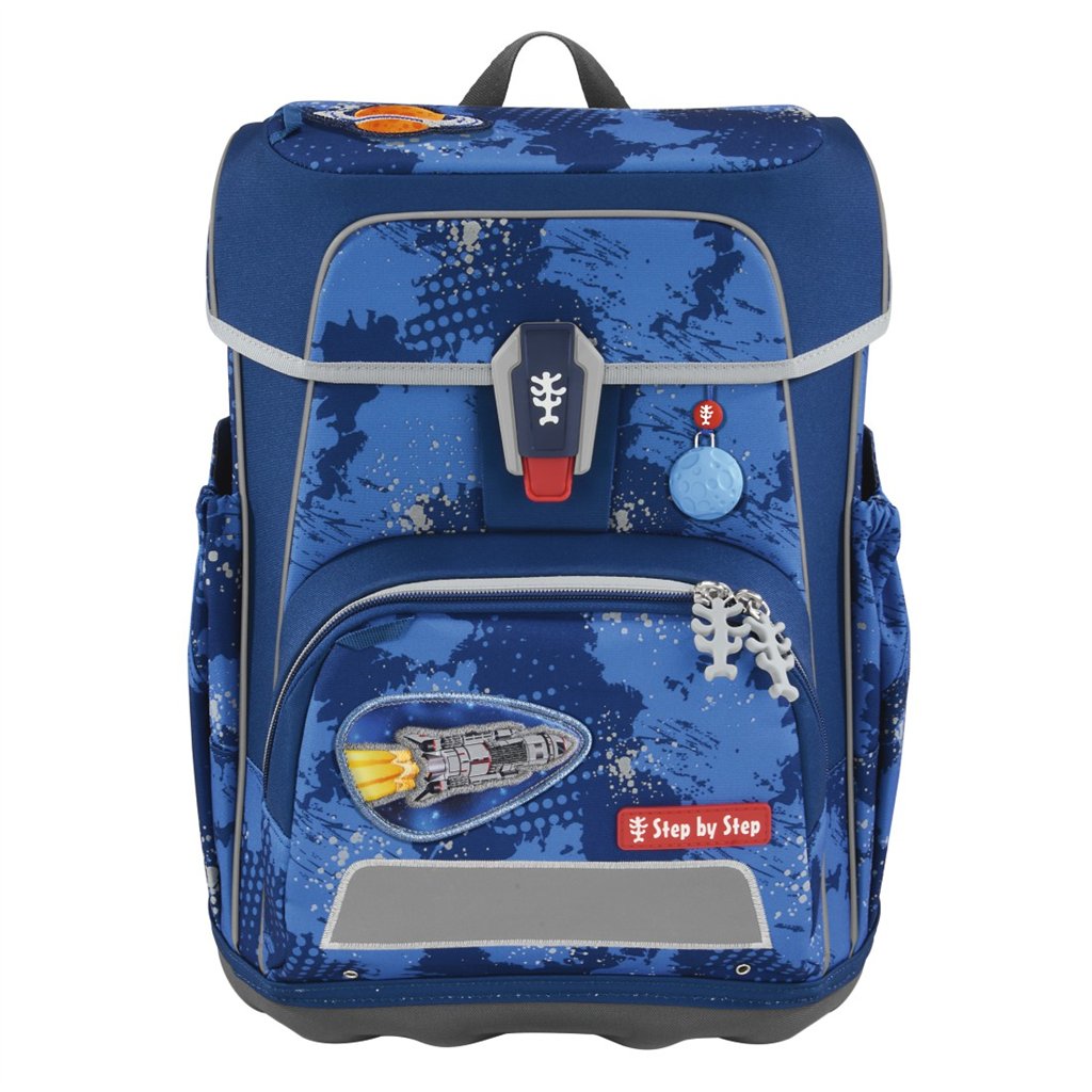 Školní aktovka Step by Step CLOUD REFLECT, Rocket Novo - 5 dílný set, AGR certifikát