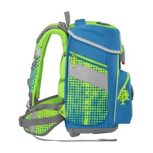 Školní aktovka Step by Step SPACE NEON, Race Car Chuck - 5 dílný set, AGR certifikát