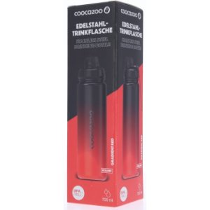 Izolovaná láhev na pití z nerezové oceli coocazoo 0,7 l, Gradient Red
