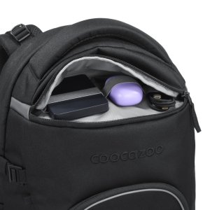 Školní batoh coocazoo BYTE, Black Coal, AGR certifikát