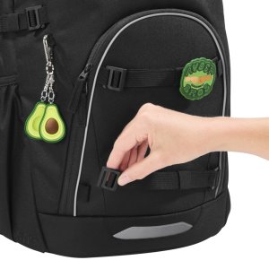 Školní batoh coocazoo BYTE, Black Coal, AGR certifikát