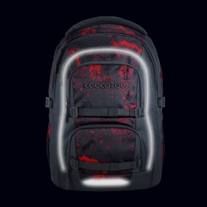 Školní batoh coocazoo PORTER, Broken Black, AGR certifikát