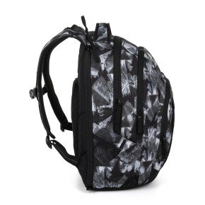 Bagmaster LINCOLN 26 A studentský batoh – černo-bílý