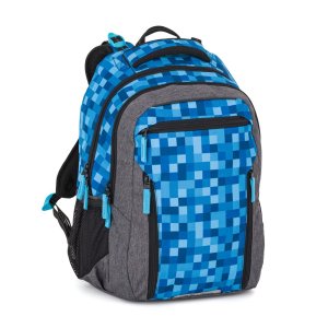 Bagmaster PORTO 26 B školní batoh – kostičky