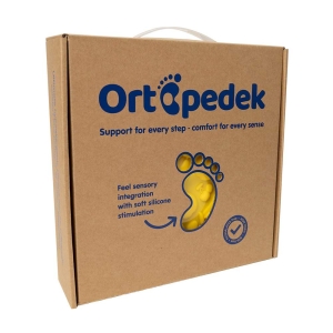 Sada 6 silikonových senzorických podložek Ortopedek