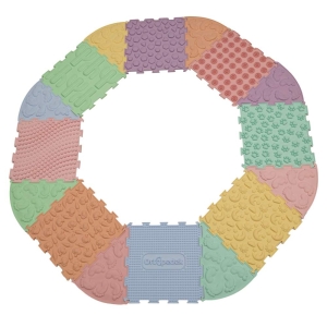 Sada 16 silikonových senzorických podložek Ortopedek