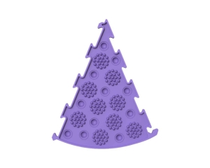 Sada 9 silikonových senzorických podložek Ortopedek s Pop-It efektem