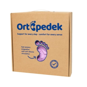 Sada 4 silikonových senzorických podložek Ortopedek