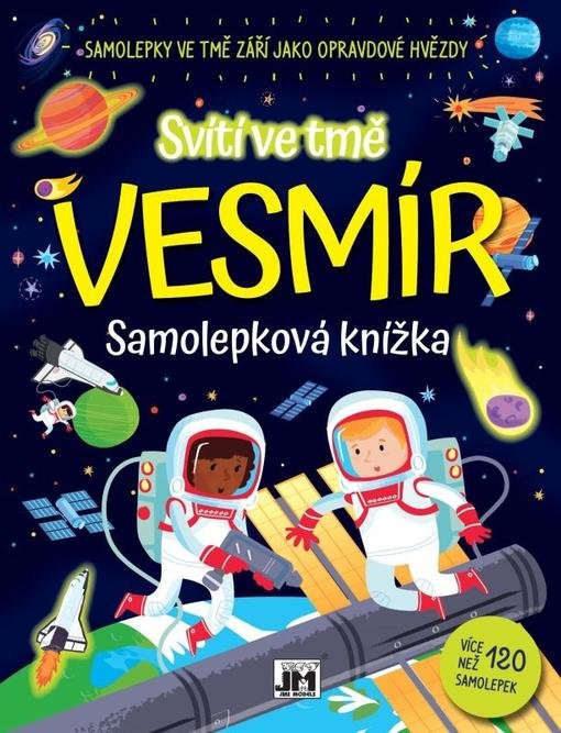 Samolepková knížka (svítí ve tmě) - Vesmír