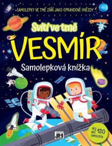 Samolepková knížka (svítí ve tmě) - Vesmír