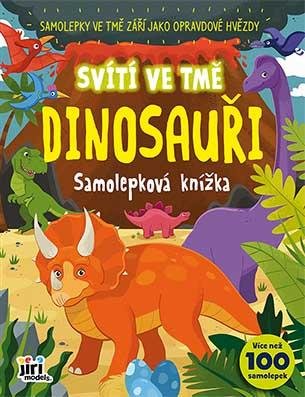 Samolepková knížka (svítí ve tmě) - Dinosauři