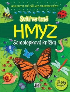 Samolepková knížka (svítí ve tmě) - Hmyz