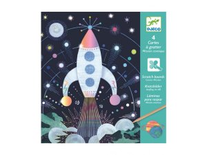 Vyškrabávací obrázky - Vesmírná mise