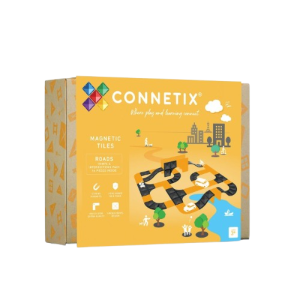 Connetix Tiles Magnetická stavebnice ROADS rampy a křižovatky 16 ks