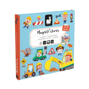 Janod - Magnetická kniha Magnetistories Na stavbě