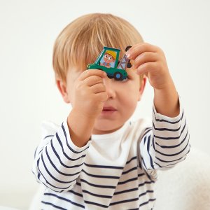 Janod - Magnetická kniha Magnetistories Na stavbě