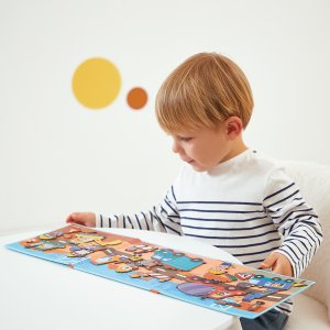 Janod - Magnetická kniha Magnetistories Na stavbě
